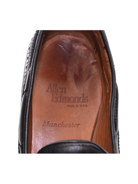 Men Allen Edmonds Manchester Black Tassel Loafers 9 B main image 5